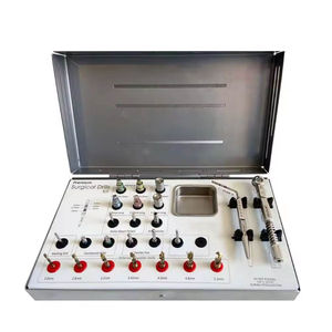 Kit d'implants dentaires 50 pièces : Clé dynamométrique, Forets, Trépan, Écarteur osseux, Scie chirurgicale, Disques, Matériel par Mahfooz Instruments - Product Image 6