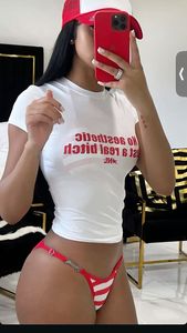 Camisetas de Mujer, Tops de Verano 2026, Camiseta Corta de Manga Corta Estilo Y2K, Ropa Linda - Product Image 4