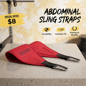 <b>Ab</b> Workout Training Equipment Abdominal Sling Straps Padded Arm Support Hanging Abdominal <b>Trainer</b> <b>Ab</b> Straps Unisex - Product Image 6
