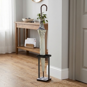 Parasol Metálico Moderno de Doble Cara con Recubrimiento en Polvo para Interiores, de Fabricante Mayorista de Muebles de Taiwán, con Gran Capacidad y Soporte Independiente - Product Image 2