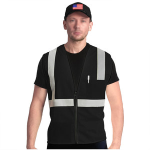 Chaleco de Seguridad Reflectante de Primera Calidad para Hombre, Tejido de Malla de Poliéster de Secado Rápido, Ropa de Trabajo de Alta Visibilidad, Chaleco de Seguridad para la Construcción - Product Image 1