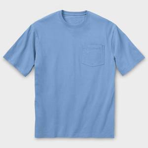 เสื้อยืดคอตตอนเนื้อนุ่มคุณภาพสูง 210 กรัม ทรงโอ คอวี ผ้าเจอร์ซีย์ถักแบบกำหนดเอง พิมพ์ลายดิจิทัล สวมใส่สบาย เหมาะสำหรับทำงาน - Product Image 5