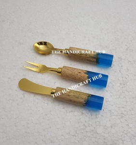 Newly Made Design <b>Cheese</b> <b>Set</b> Kitchen Utensil Cutlery <b>Set</b> Stainless Steel <b>Cheese</b> <b>Set</b> Wood Resin Handle At Factory Wholesale Price - Product Image 6