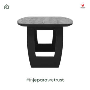 Arjuna Premium Black <b>Solid</b> <b>Wood</b> Dining Table Elegant Office <b>Desk</b> for Home Restaurant Jepara - Product Image 6