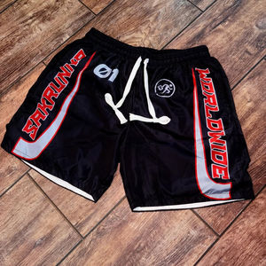 Conjunto deportivo corto de nailon impermeable, ligero y de alta calidad, con cierre de cremallera, para correr y trotar, para hombre. - Product Image 5