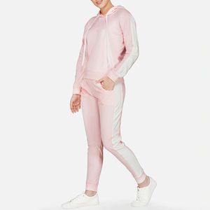 Ensemble de survêtements de jogging vintage officiels unisexes 2 pièces avec capuche, personnalisables avec logo, pour femmes - Product Image 4