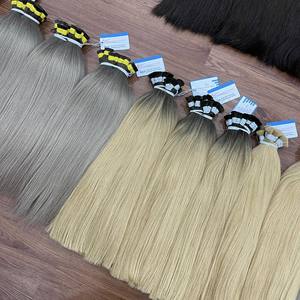 Producto Popular Extensiones de Cabello Natural Liso al Por Mayor 100% Cabello Humano Vietnamita Sin Enredos Muy Sedoso Varios Colores - Product Image 6