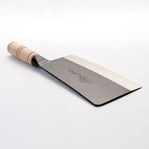 Couteau de cuisine JAYA MATA 7 pouces en acier carbone, manche en bois, lame forgée, idéal pour la viande, les légumes et la cuisine quotidienne - Product Image 5