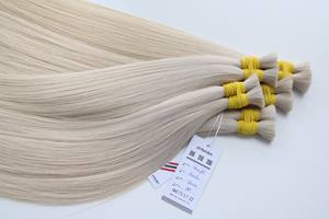 Extensions de cheveux en vrac de qualité de luxe Cheveux vietnamiens Double noyade 100 grammes Toutes les couleurs 30 pouces - Product Image 2