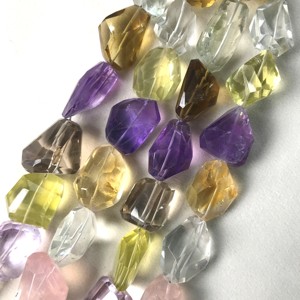 Cuentas de Piedra Natural 100% Certificadas por IGI, Semipreciosas, Multifacéticas, Sueltas, de Tamaño Libre, Grado AA, Multicolor, Gemas Vivaaz con Efecto Fuego - Product Image 4