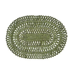 Rich Textured Seagrass Place <b>Mats</b> <b>Round</b> Woven Wicker <b>Table</b> <b>Mats</b> Natural Straw Chargers for Sophisticated Look - Product Image 2