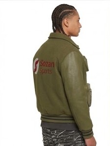 Chaqueta Acolchada Personalizada con Logotipo Bordado en el Bolsillo Delantero, Cierre de Cremallera, Corte Regular, Cuello Camisero, Ropa Casual de Otoño, Resistente al Viento - Product Image 2
