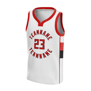 Maillot de basket-ball sur mesure, dernière nouveauté, vente chaude, 100% polyester, design OEM, grandes tailles, personnalisation du nom et du numéro de l'équipe - Product Image 1