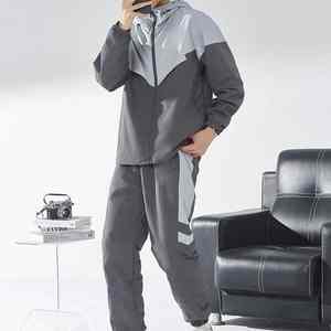 New Quality 2026 Plain <b>Men</b> Windbreaker Jacket and <b>Short</b> Set Custom Made <b>Men</b> 2 Piece Windbreaker <b>Shorts</b> Set For <b>Men</b> - Product Image 1