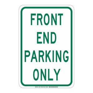 Panneau de signalisation en aluminium pour parking intérieur/extérieur Brady, 18 po H x 12 po L, pour le guidage routier - Product Image 3
