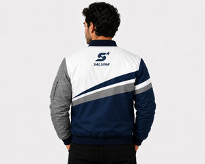 Vêtements d'extérieur personnalisés, streetwear décontracté, vestes et coupe-vent pour hommes, veste bomber pour hommes, printemps automne, panneau contrasté - Product Image 2