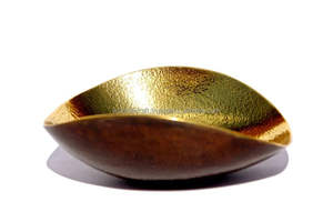 Bols en aluminium personnalisés au design abstrait élégant, artisanat métallique, décoration d'intérieur élégante, multifonctionnels pour servir le chocolat - Product Image 5