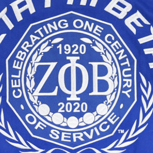 เสื้อแจ็คเก็ต Zeta Phi Beta Centennial Racing Jacket สำหรับผู้หญิง ZPB ฉลองครบรอบ 100 ปี ปี 1920 2020 สีน้ำเงิน สไตล์วาร์ซิตี้ เสื้อแจ็คเก็ตสมาคมนักศึกษาหญิง พรีเมียม - Product Image 6