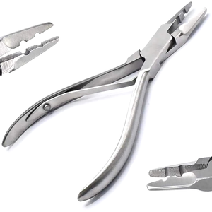 Wholesale Hot Sale Best Quality Stainless Steel Multi Function Hair <b>Extensions</b> Pliers Tools Micro Ring <b>Bead</b> Installation - Product Image 3