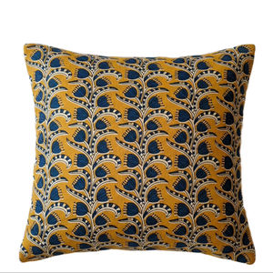 Funda de Cojín Moderna con Estampado a Mano, 100% Algodón, Ecológica y Lavable, para Sofá, Decoración del Hogar, Proveedor Mayorista - Product Image 1