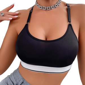 Sujetador deportivo transpirable de alta sujeción para mujer, con espalda cruzada, ideal para gimnasio y yoga, venta al por mayor. - Product Image 4