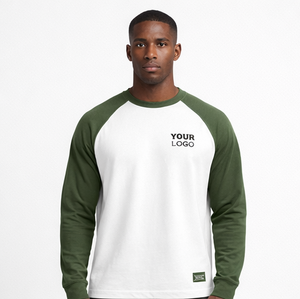 Custom Raglan <b>Long</b> Sleeve <b>T</b> <b>Shirt</b> Casual Tee Breathable 100% Cotton <b>Long</b> Sleeve <b>Shirt</b> For <b>Men</b> hip hop Style <b>Long</b> Sleeve Tee - Product Image 1