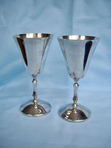 2 Copas de Martini de Acero Inoxidable de Lujo, Diseño de Águila Dorada Hecho a Mano, Irrompibles, para Fiestas, Diseño Personalizado - Product Image 3