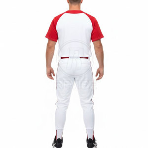 Uniforme de baseball respirant sur mesure pour hommes, 100% polyester, vêtements de sport d'équipe professionnels, logo personnalisé de haute qualité, meilleur choix - Product Image 2