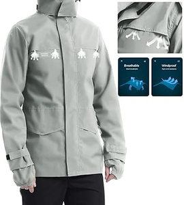 Veste de pluie personnalisée entièrement étanche avec coutures thermosoudées, tissu Ripstop, capuche réglable – Vente en gros, usine de Sialkot - Product Image 5