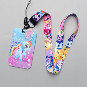 Promoción al por mayor: Nuevos cordones para teléfono móvil <span class=keywords><strong>con</strong></span> diseño de My Little Pony, de dibujos animados, para estudiantes, escolares y soporte para tarjetas de identificación. - Product Image 2