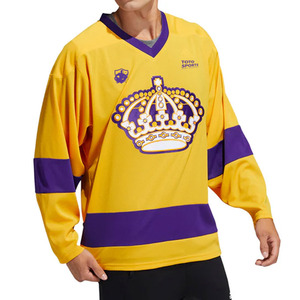 Camiseta de Hockey sobre Hielo Deportiva con Logotipo Personalizado, Tejido de Poliéster Sublimado de Alta Calidad, Transpirable, Cómodo y Ligero - Product Image 5