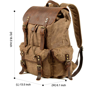 High Quality Multifunction Leather <b>Backpack</b> Bag Top Trending Product New Arrival Custom-Made Leather <b>Backpack</b> - Product Image 3