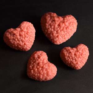 แม่พิมพ์ซิลิโคนทำเทียนรูปหัวใจดอกไม้สำหรับวันวาเลนไทน์ - Product Image 4