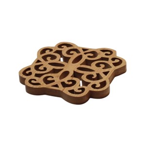 Soporte de Madera de Diseño Único para Utensilios de Cocina, Accesorio para Mesa, Base para Ollas Calientes, Tazas y Teteras, Resistente al Calor - Product Image 5