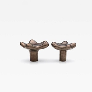 Designer Brass Star Shape Cabinet Knobs Nickel Polished Furniture Drawer <b>Wardrobe</b> Knobs <b>Hardware</b> Modern style - Product Image 3