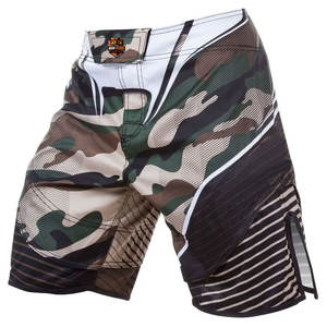 กางเกงมวยไทยมืออาชีพ โพลีเอสเตอร์/คอตตอน ทนทาน แห้งเร็ว น้ำหนักเบา ดีไซน์ยืดหยุ่น เหมาะสำหรับคิกบ็อกซิ่ง MMA และการฝึกซ้อมในยิม - Product Image 1