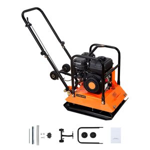 Compattatore a piastra a motore a benzina da 6,5 HP 196CC, 5700 VPM, con forza di compattazione di 4047 libbre, 21 X Earth Compactor - Product Image 1