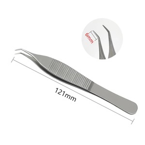 1PC Stainless Steel FUE Hair Implanting Tweezer Clamp Follicle Transplant Forceps for Hair Restoration Titanium Alloy <b>Mini</b> - Product Image 1