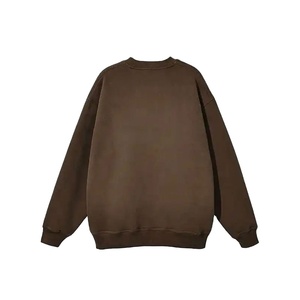 Custom Men's Polyester/Cotton Crew Neck Fleece Pullover Sweatshirt Eco-Friendly Windproof Winter Streetwear Solid Casual Regular - Product Image 1