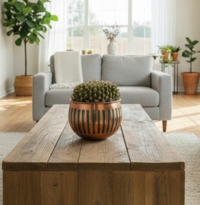 Macetas Modernas de Hierro Forjado a Mano con Textura, de Cobre Premium, para Decoración de Interiores y Proyectos de Jardinería, Venta al Por Mayor desde India - Product Image 2