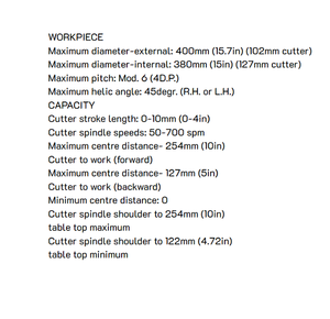 Máquina Formadora de Engranajes CNC de 2 Ejes Sykes V380 para la Fabricación de Engranajes de Precisión y la Producción Industrial - Product Image 3