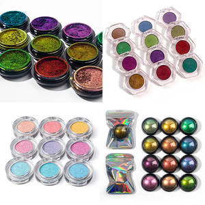 Paleta de Sombras de Ojos con Cambio de Color Camaleón, Alta Pigmentación, Brillo Metálico, Polvo Brillante Multichrome, Maquillaje de Ojos Cruelty Free - Product Image 5