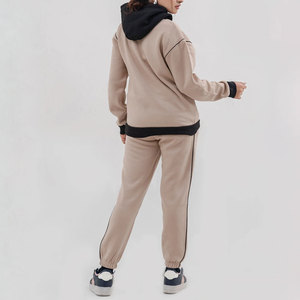 Nuevo Conjunto Deportivo de Dos Piezas para Mujer, Hecho a Medida, Sudadera con Capucha y Pantalones Deportivos para Gimnasio y Running - Product Image 2