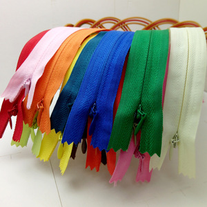 Factory Customized Plastic Invisible Close-End <b>Zipper</b> 32 Colors Quick Delivery Hidden 3 Auto Lock Slider Bags Sequin Dresses - Product Image 5