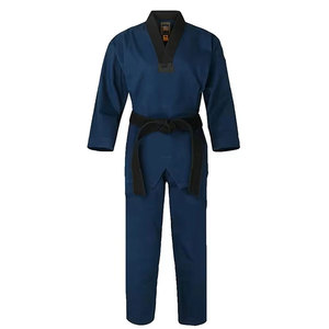 Uniforme de Taekwondo Transpirable de Algodón para Comodidad Durante Todo el Día, Estilo Tradicional, Uniforme Auténtico de Artes Marciales para Entrenamiento - Product Image 4