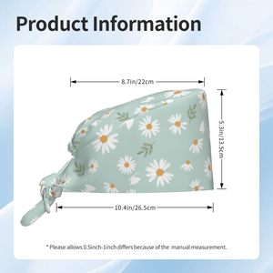 OEM High Quality Custom Medical <b>Scrub</b> <b>Caps</b> Cotton Blends Quick Dry Breathable Comfortable Needle Detection Doctors Hospital - Product Image 4