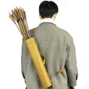 Men Leather Archery <b>Quiver</b> Durable Handmade Design Adjustable Shoulder Strap Lightweight Outdoor Sports And Training Gear - Product Image 6