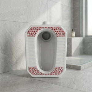 Inodoro de Cerámica MD Orissa de Diseño Artístico, Tamaño Estándar Medio Profundo con Diseño Impreso - Product Image 5