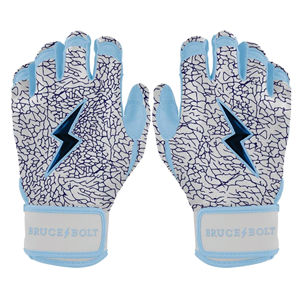 ถุงมือตีเบสบอล BRUCE-BOLT รุ่น Ian Happ Signature Series แบบข้อมือสั้น คุณภาพพรีเมียม หนัง Cabretta หนา 0.09 มม. ลายช้าง พร้อมแถบตีนตุ๊กแก - Product Image 1