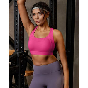 Soutien-gorge de sport sans armatures, sans coutures, élastique, anti-transpiration, coupe ajustée, pour femme, idéal pour la course quotidienne et l'entraînement - Product Image 5